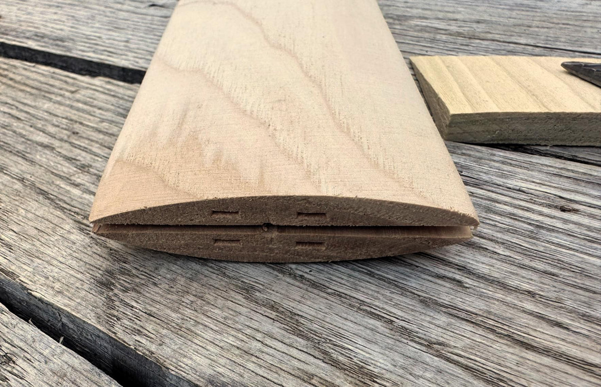 36" Double Bit Axe Handle Plain Sanded Hickory USA