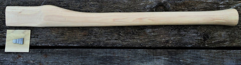 26" Fallers Straight Single Bit Axe Handle American Hickory