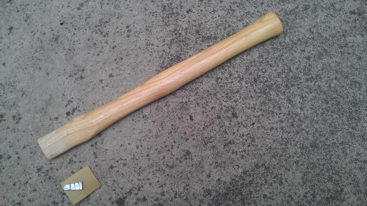 18" Riggers Hatchet Handle New USA Hickory California Framer Vaughan Type - Beaver-Tooth Handle Co.
- 1
