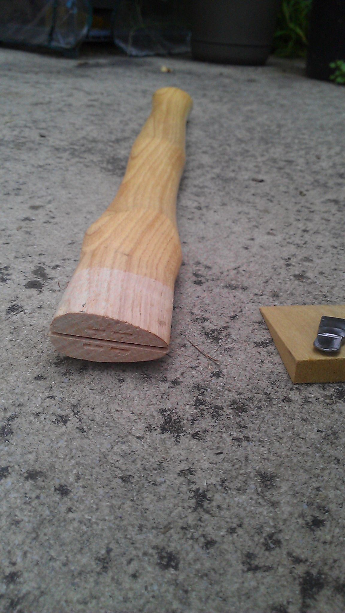 18" Riggers Hatchet Handle New USA Hickory California Framer Vaughan Type - Beaver-Tooth Handle Co.
- 2