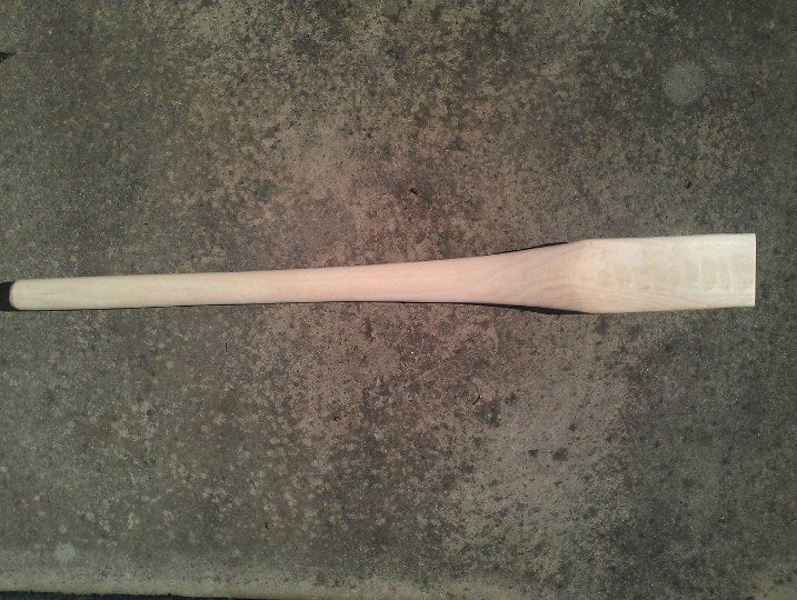 Broad Axe Handle Flat Eye Style American Hickory - Beaver-Tooth Handle Co.
- 1