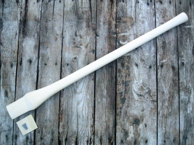 36" Coal Miners Pick Handle New USA Hickory Drift Pick Drive on Eye - Beaver-Tooth Handle Co.