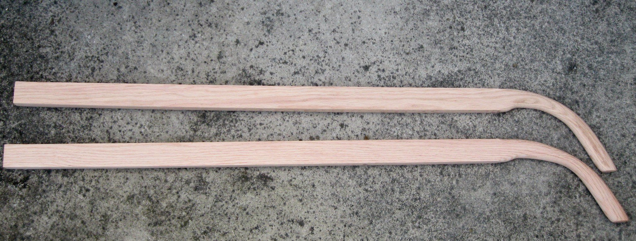 Plow Handles - 54" Oak Garden Cultivator / Plow Handles New Pair USA