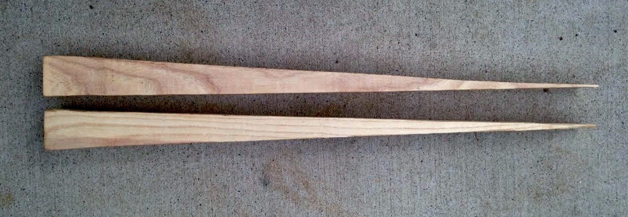 Wood Wheelbarrow Wedges Made in USA - Beaver-Tooth Handle Co.
- 1