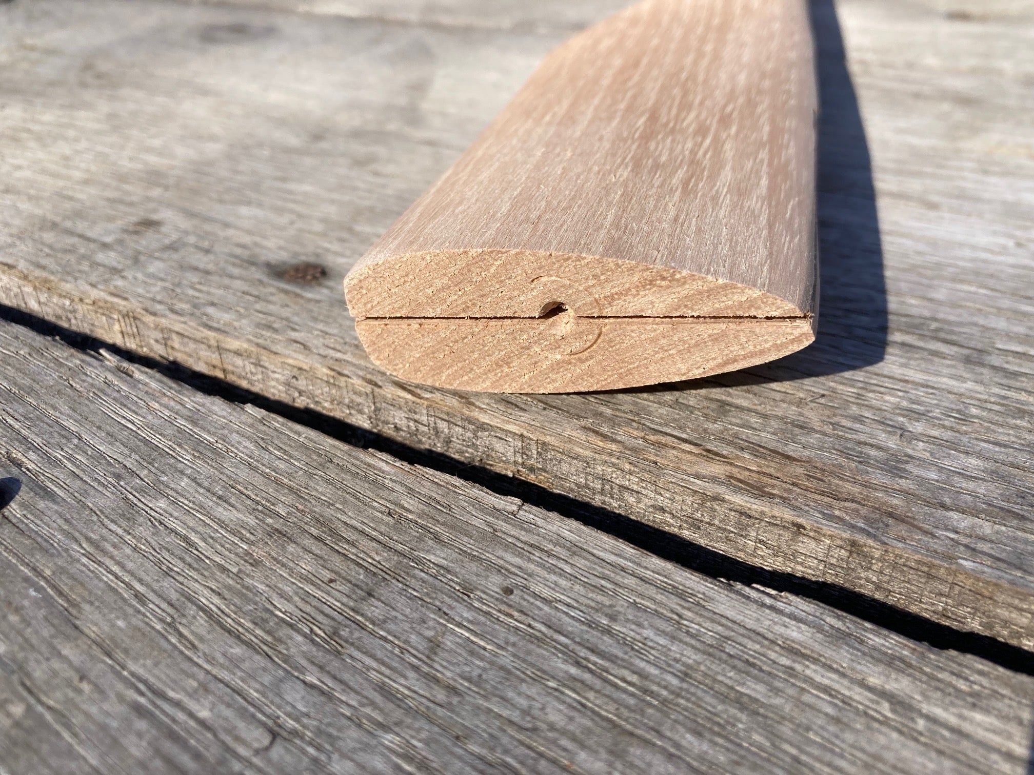 Beaver Tooth 28" Curved Single Bit Hickory Axe Handle. Plain Sanded Made in USA
