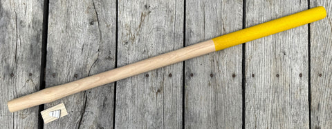 36" Hickory Spike Maul / Sledge Hammer Handle. Yellow Safety Grip Made in USA