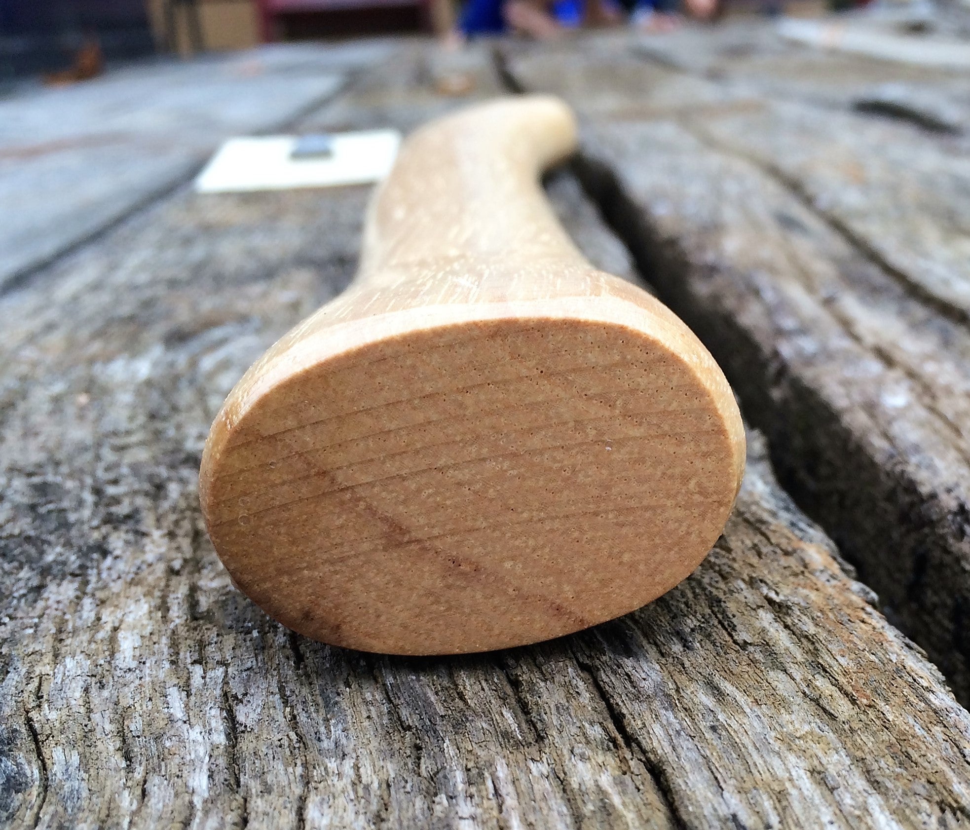 18" Straight / Miners Axe Handle with Boys Eye size 2" x 5/8" - Beaver-Tooth Handle Co.
 - 3