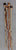 Hickory Knob Walking Cane / Hiking Stick USA Hardwood