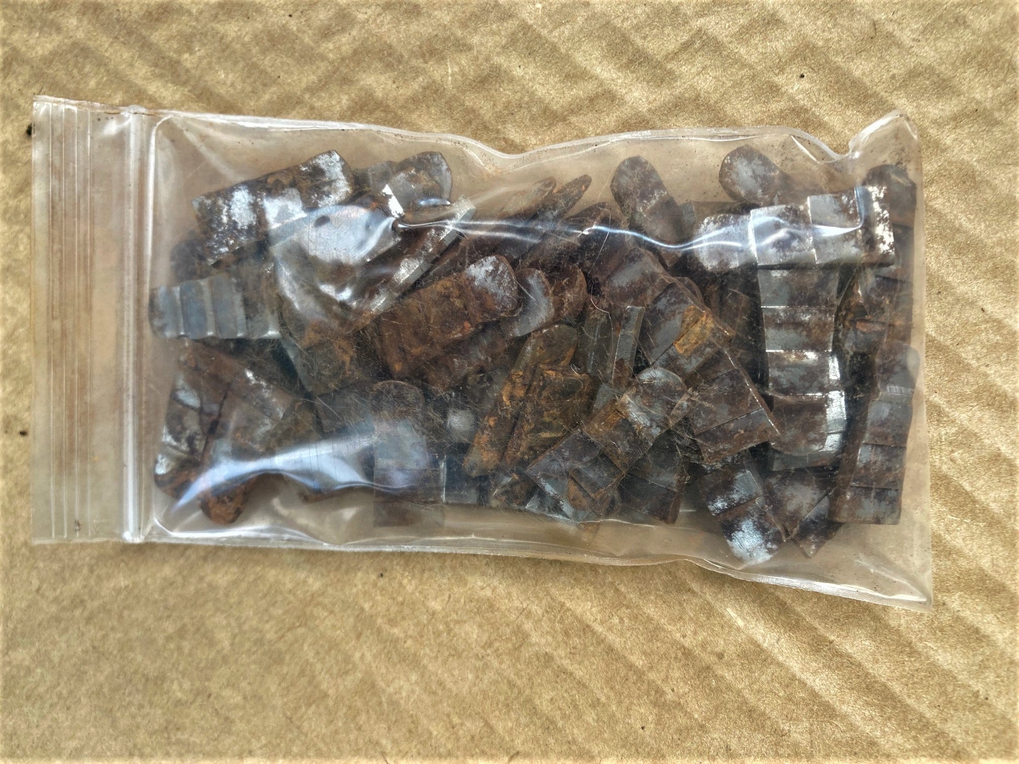 Discount Steel Wedges for Hammers, Hatchets, Blacksmith etc. 1/2" Ribbed Metal Wedge Lot of 50