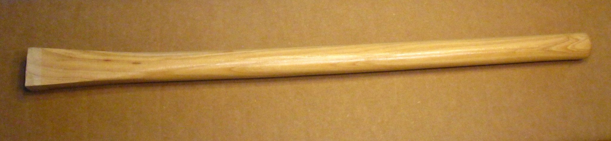 26" Straight Shaft Ground Breaker Landscape Adze eye Hickory Handle - Beaver-Tooth Handle Co.
 - 1
