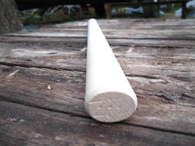 36" Sledge Hammer Handle Large Eye White Hickory  Item# 2136LE - Beaver-Tooth Handle Co.
 - 3