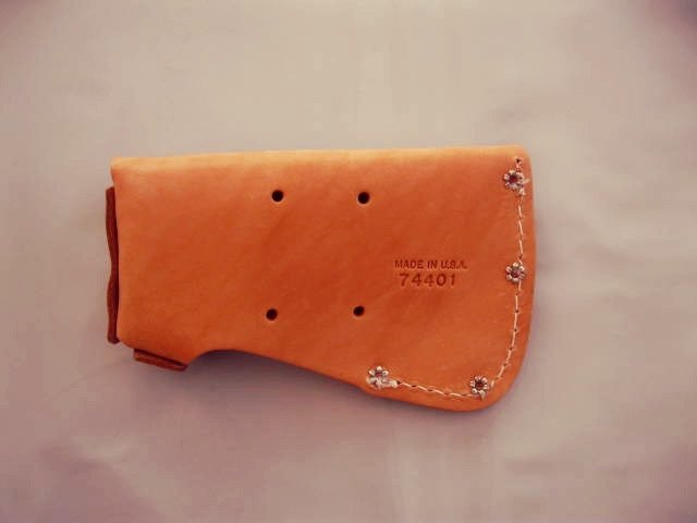 Boy Scout / Small Camp Axe Sheath Top Grain Leather - Beaver-Tooth Handle Co.
 - 2