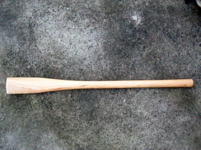 Broad Axe Handle Offset American Hickory - Beaver-Tooth Handle Co.
 - 1