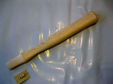 11" Brick Mason Hammer Handle. Wood & Steel Wedges
