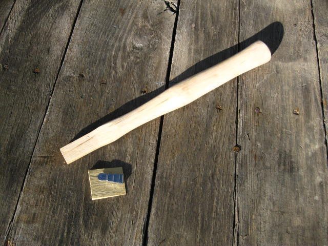 12" Claw Hammer Handle for 7oz. Heads. American Hickory Item# 7112 - Beaver-Tooth Handle Co.
 - 1