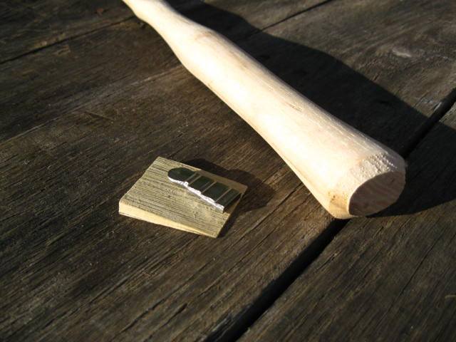 12" Claw Hammer Handle for 7oz. Heads. American Hickory Item# 7112 - Beaver-Tooth Handle Co.
 - 4