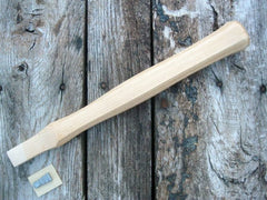 12" Octagon Pattern Claw Hammer Handle White American Hickory Item # x7112-2 - Beaver-Tooth Handle Co.
 - 1