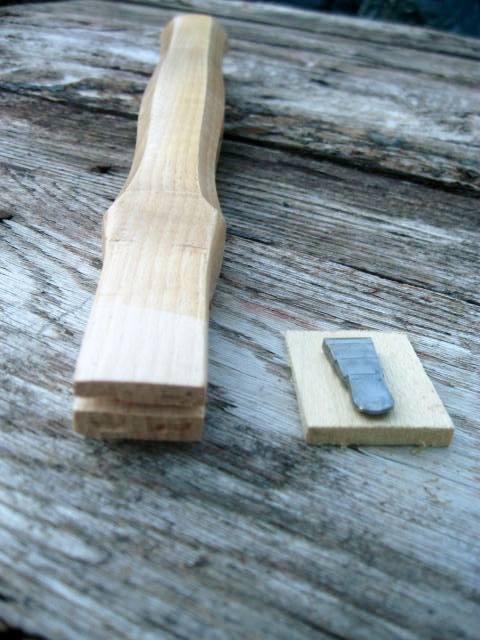 14" Octagon Pattern Claw Hammer Handle White American Hickory Item # x7114-1 - Beaver-Tooth Handle Co.
 - 2