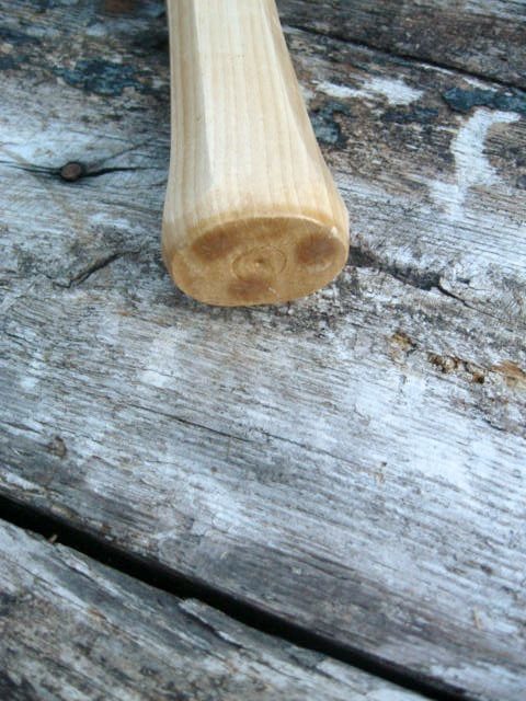 16" Octagon Pattern Claw Hammer Handle White American Hickory Item # x7116-2 - Beaver-Tooth Handle Co.
 - 3
