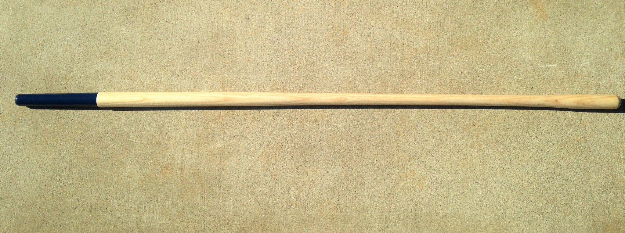 60" Mortar / Cotton Heavy Hoe Handle Large Furrel - Beaver-Tooth Handle Co.
 - 1