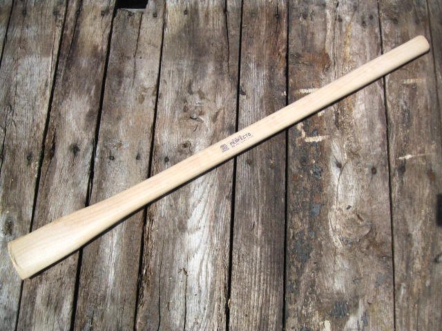 36" Coal Miners Pick Handle New USA Hickory Drift Pick Slip on Eye - Beaver-Tooth Handle Co.
 - 1