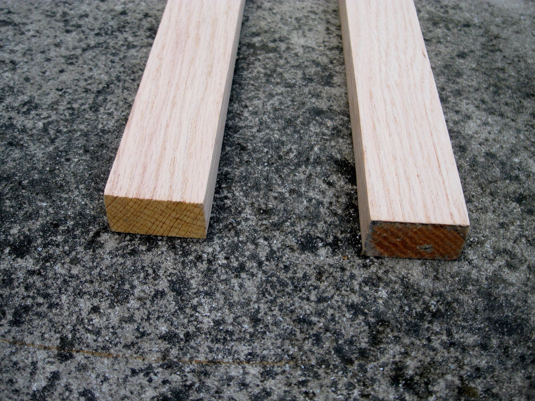 60" Oak Walking Plow Handles Full Size Garden Cultivator New USA Pair - Beaver-Tooth Handle Co.
 - 2