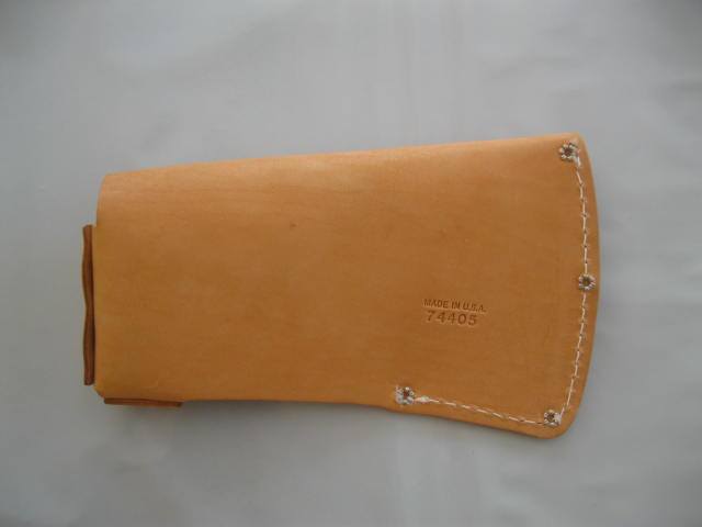 Single Bit Leather Axe Sheath Standard Size Axe 3lb.+ - Beaver-Tooth Handle Co.
 - 2