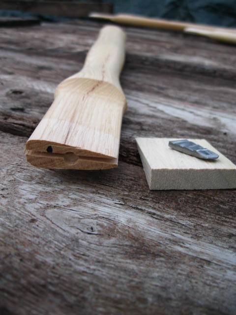 14" Broad or Half Hatchet Handle American Hickory Item # 9114 - Beaver-Tooth Handle Co.
 - 2