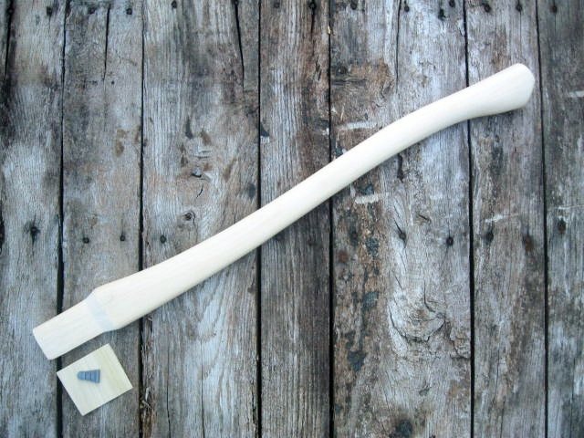 28" Boys / Half Axe / Hudson Bay Axe Handle American Hickory Single Bit Item # 1328 - Beaver-Tooth Handle Co.
 - 4