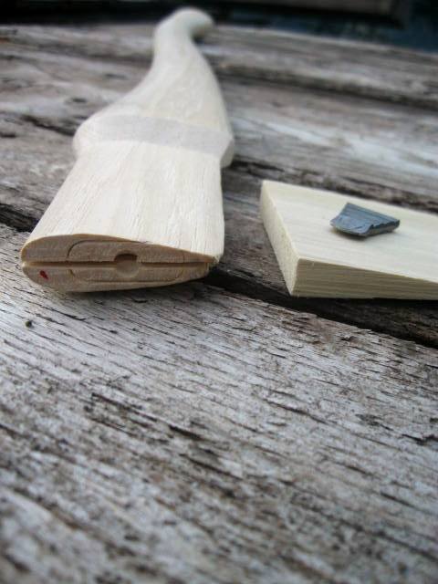 28" Boys / Half Axe / Hudson Bay Axe Handle American Hickory Single Bit Item # 1328 - Beaver-Tooth Handle Co.
 - 5