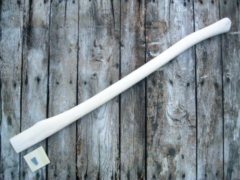 36" Single Bit Axe Handle Bent Grip American Hickory