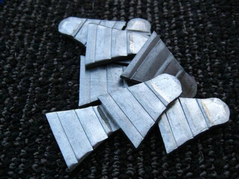 12 METAL WEDGES FOR HAMMERS & AXES 1" X 1" X 1/8"